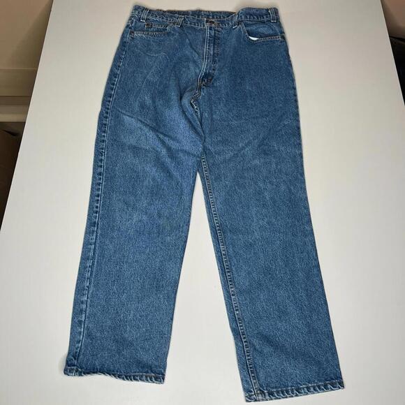 Vintage Levi’s 540 Relaxed Fit Jeans Men’s W38 L30 Blue Denim USA Made Brown Tab - Picture 9 of 12